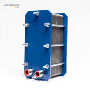 Plattvärmeväxlare 104 kW 316 liter. 3/4"