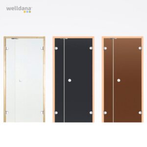 Havia saunadør med sidepanel