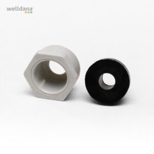 Kabel forskruning inkl. pakning for Lampehus Welldana poollampe---Fra 2023