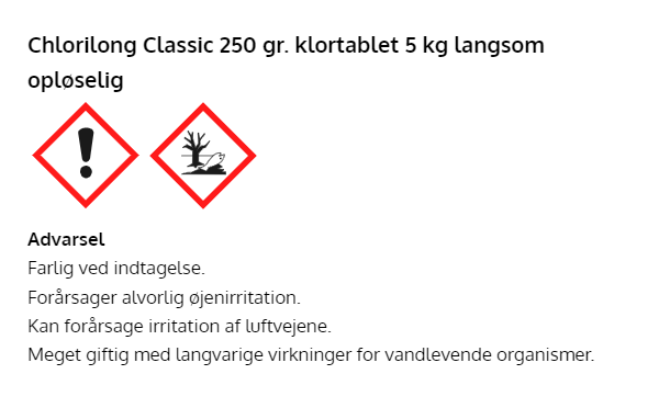Chlorilong Classic Klortablet 250 gr. 5 kg - Image 2