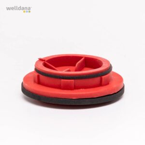 Gevindflange 2 " - rød/top