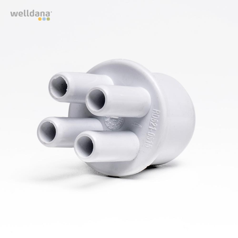 4-vägs grenrör 1" x 3/8" Comfortana Pro II