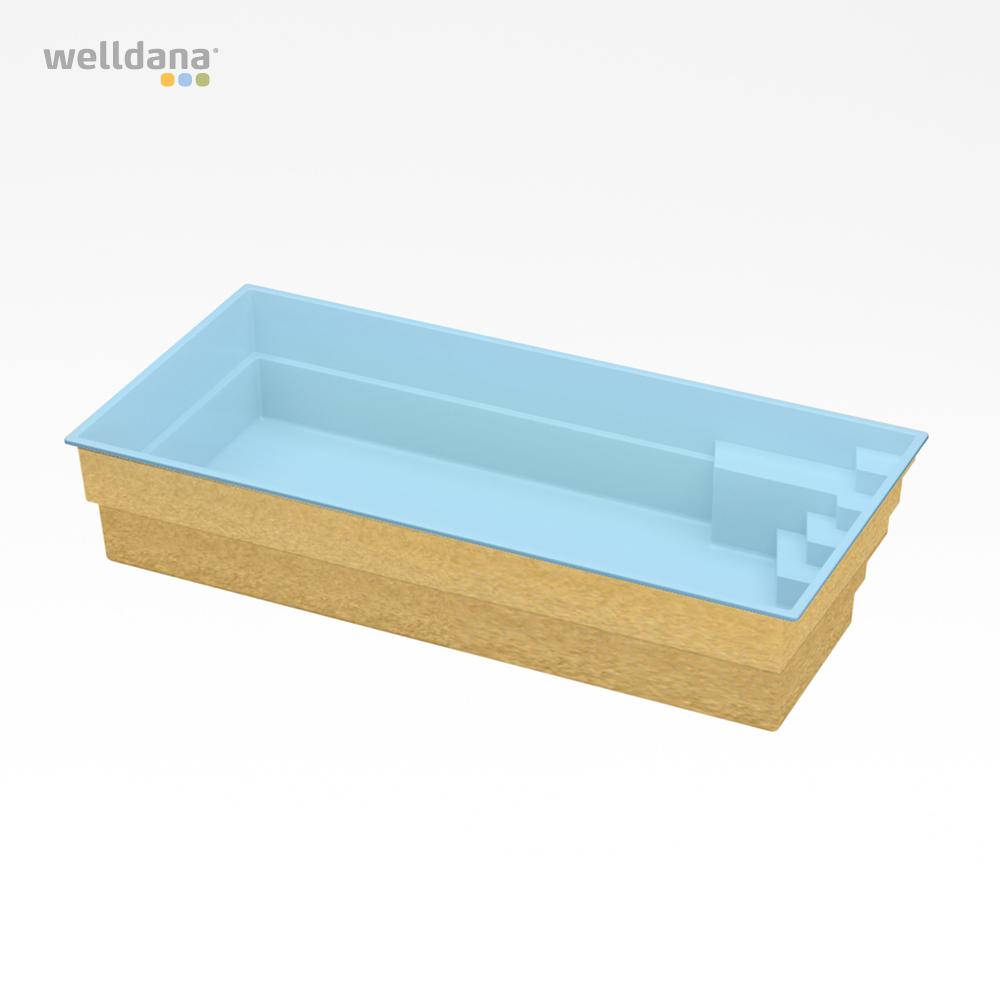 Fiberpool modell Helsingfors 11 x 4,25 x 1,6 m - Image 5
