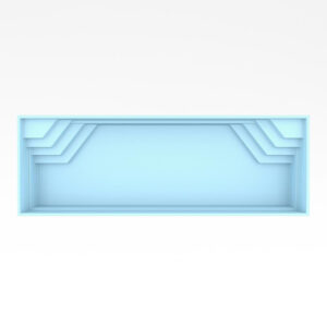 Fiberpool modell Stockholm 11,25 x 3,75 x 1,5 m