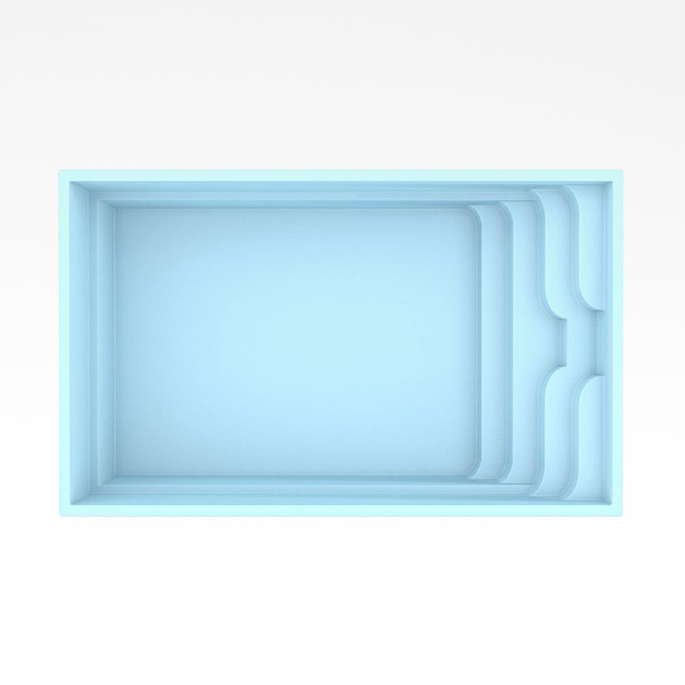 Fiberpool modell Oslo 10 x 3,5 x 1,55 m