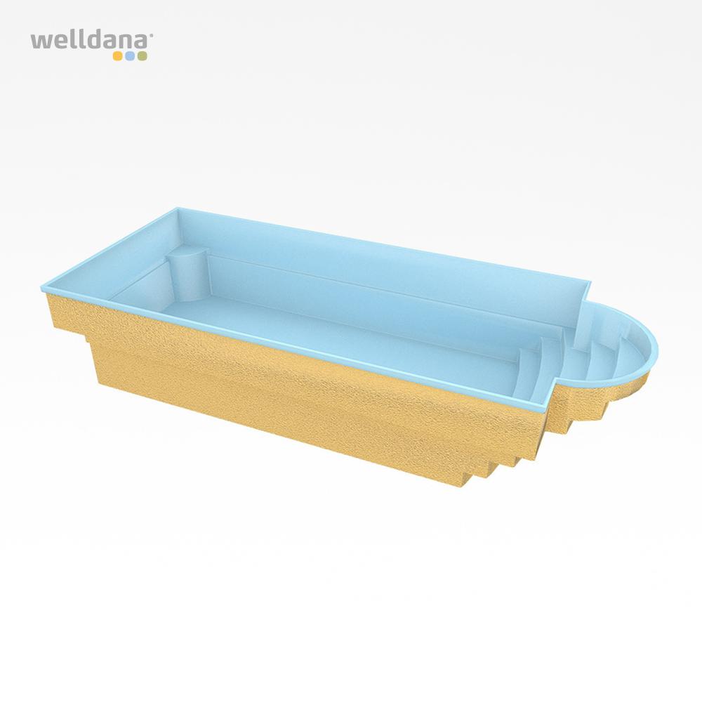 Fiberpool modell London 8 x 3,2 x 1,55 m - Image 2
