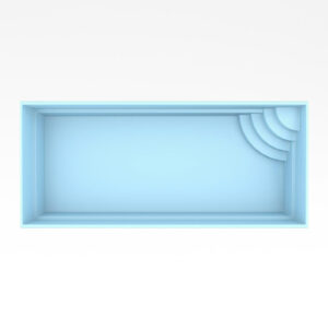 Fiberpool modell Rom 7 x 3,5 x 1,5 m