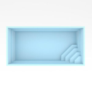 Fiberpool modell Lissabon 6 x 3 x 1,45 m