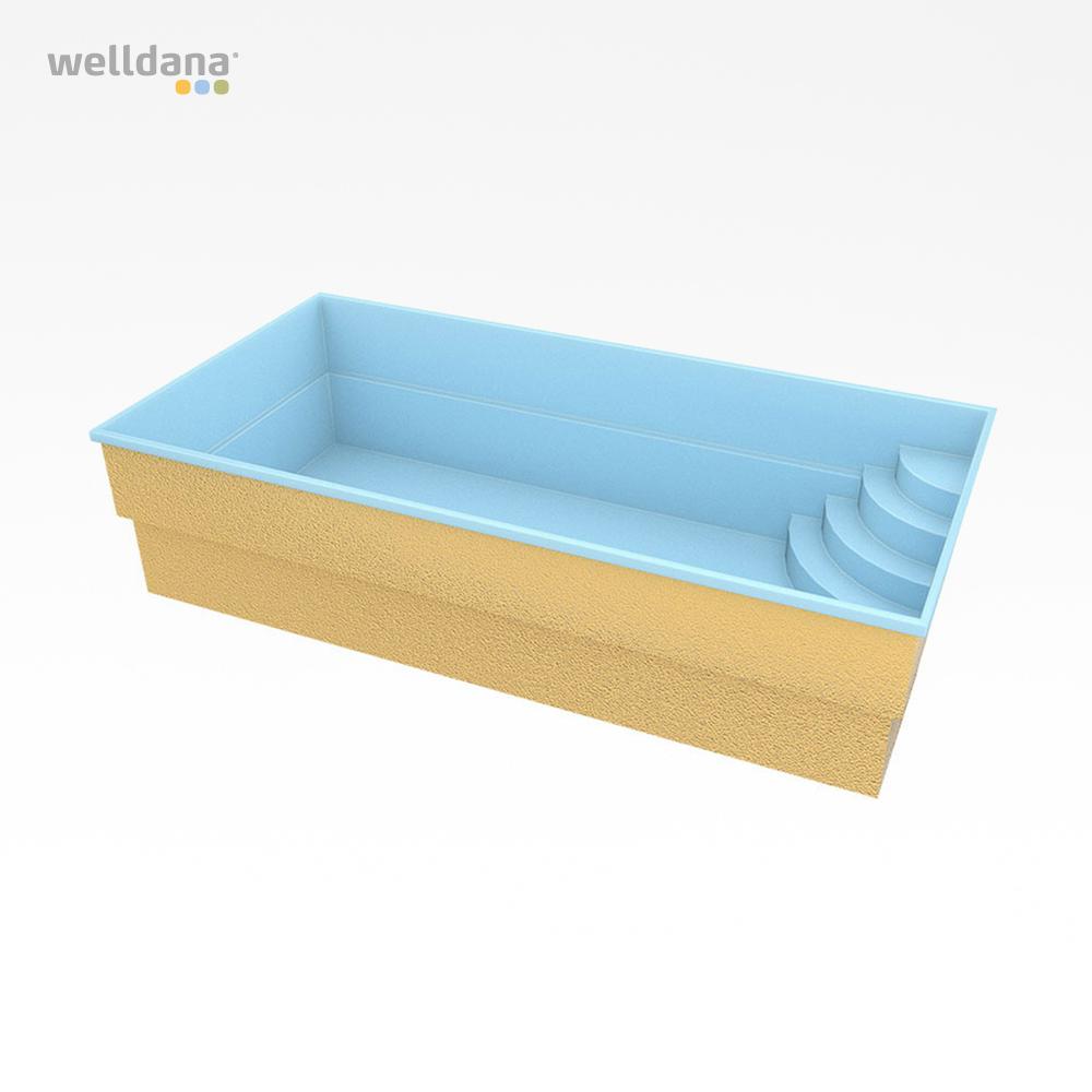 Fiberpool modell Bern 6 x 3 x 1,5 m - Image 2