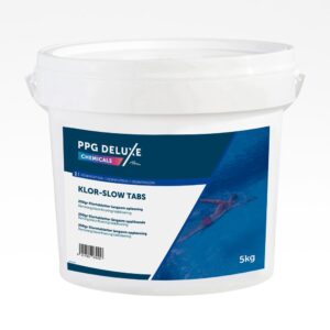 Klortablett 250 gr slow 5 kg PPG Deluxe - Rening/desinficering/stabilisering