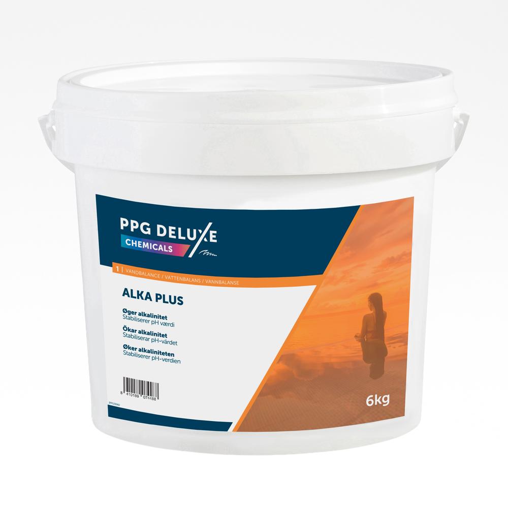 Alka Plus 6 kg PPG Deluxe - Ökar alkalinitet / stabiliserar pH