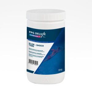 20gr Klortabletter snabblösligt 1kg - PPG Deluxe - Stabiliserat snabbverkande klor - pool